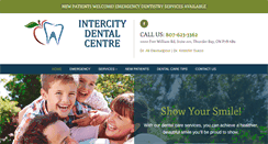 Desktop Screenshot of intercitydentalcentre.com